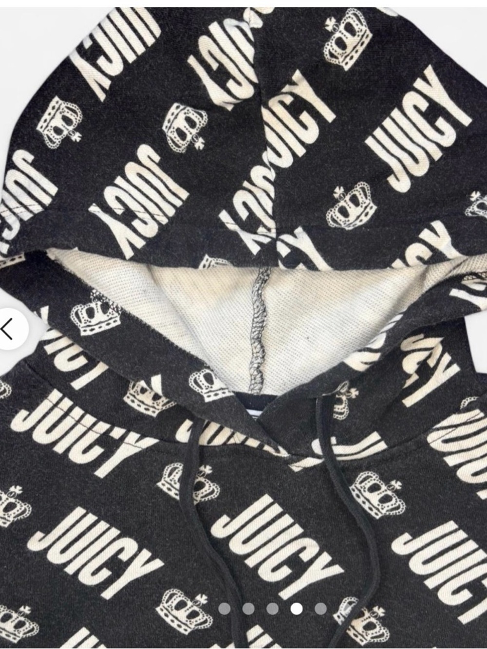 Juicy Couture Black Logo Hoodie - Women’s - Picture 3 of 4